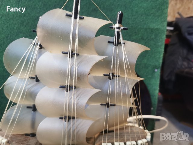 Дървена нощна лампа кораб , снимка 3 - Антикварни и старинни предмети - 44034725