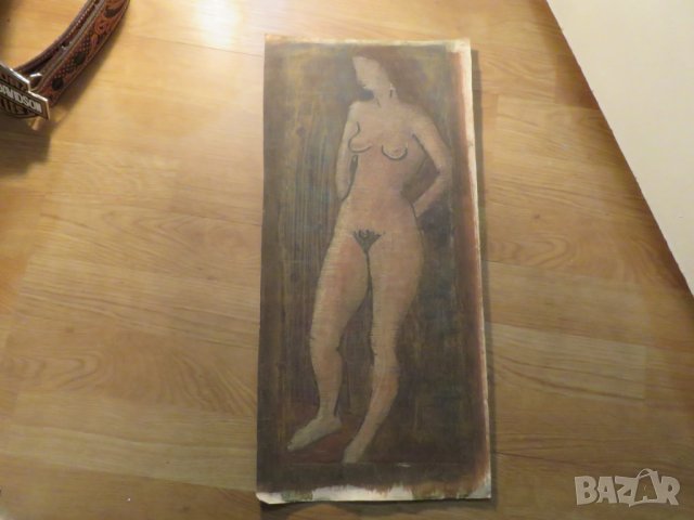 картина Красотата и сексапила на едно женско тяло 18 + - художник Г.Пенчев ( 1924 - 2014)., снимка 2 - Антикварни и старинни предмети - 27557779