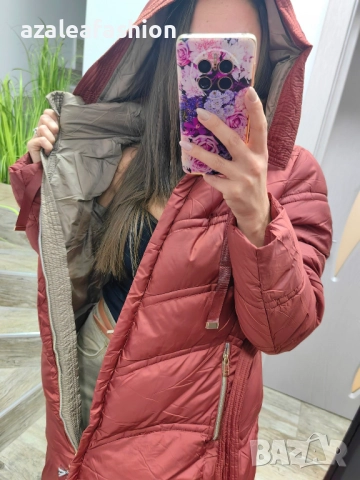 Дълго зимно яке, снимка 2 - Якета - 52705189