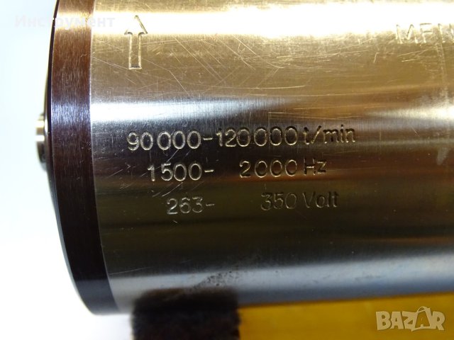 Високооборотен шпиндел за шлайф SFJ FISCHER MFN8120 grinding spindle 90000-120000 min-1, снимка 4 - Резервни части за машини - 43986353