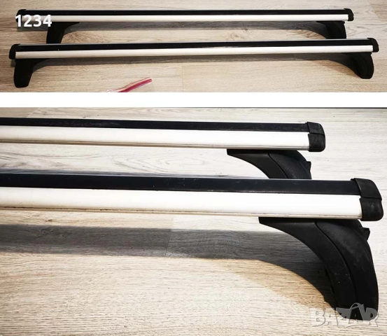 Алуминиев багажник (напречни греди) THULE за MAZDA 2, 3, 6, CX-5, CX-7, CX-9