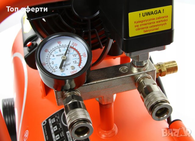 Монофазен безмаслен бутален компресор за въздух BJC JN1500A, снимка 6 - Други машини и части - 43353192