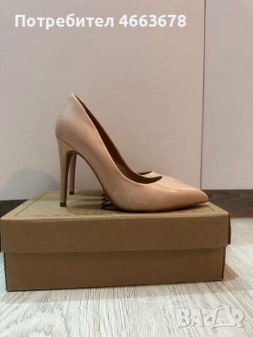 Обувки висок ток стилетто, снимка 2 - Дамски обувки на ток - 52585618