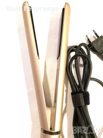 Маша за изправяне на коса U-Kiss 2 в 1, керамична плаваща плоча, снимка 3 - Преси за коса - 49419322