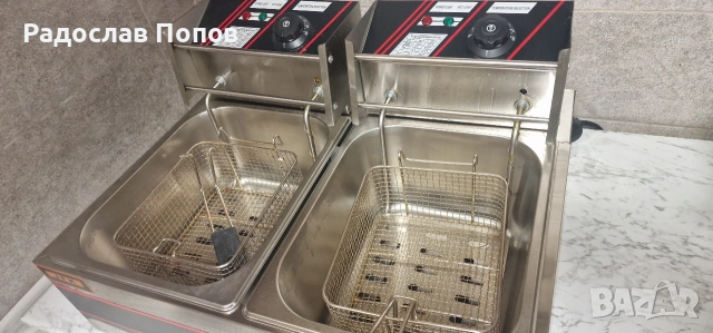 Ел.фритюрник 2х5л., снимка 2 - Обзавеждане на кухня - 53515524