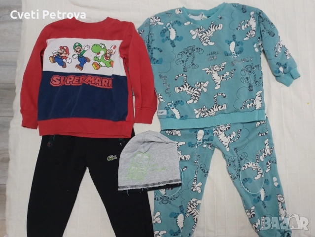 ватирани блузки с долнища ( комплекти)за дете на 2.5-3г 98см 