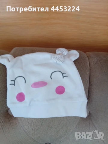 Бебешки шапки за момичета, снимка 5 - Бебешки шапки - 50915494