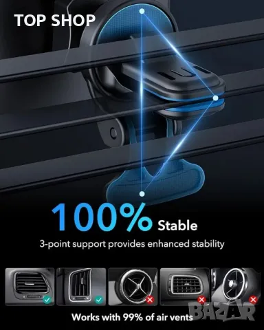 ESR MagSafe зарядно за кола, снимка 3 - Аксесоари и консумативи - 48747743