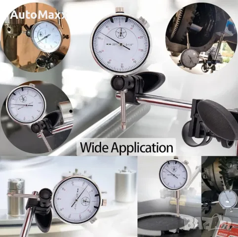 Измервателен уред с магнитна основа, снимка 2 - Шублери - 49542149