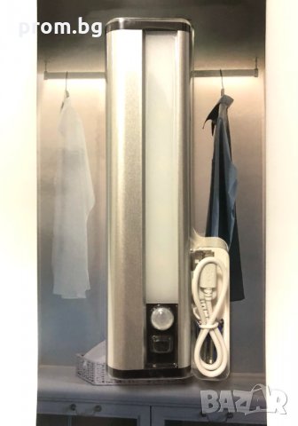 сензорна USB Led лампа за гардероб, Osram, 69 lm, 1w, 4000К, снимка 7 - Лед осветление - 32490943