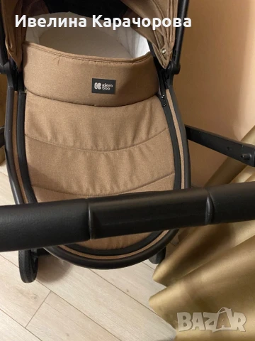 Нова KIKKA BOO Комбинирана количка 3в1 CHERIE BEIGE, снимка 5 - Детски колички - 51392313
