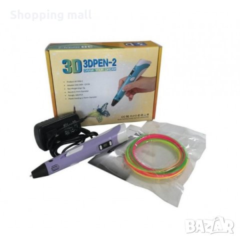 3D ПИСАЛКА ЗА ПРОСТРАНСТВЕНО РИСУВАНЕ И МОДЕЛИРАНЕ, снимка 3 - Пластелини, моделини и пясъци - 35428318