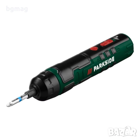 PARKSIDE комплект акумулаторна отвертка PASS 4 A1,4V,с битове, снимка 3 - Отвертки - 51896117