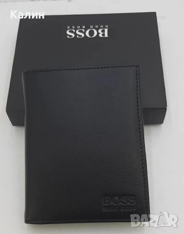 Мъжки портфейли Boss - естествена кожа - три модела - 40 лв., снимка 1