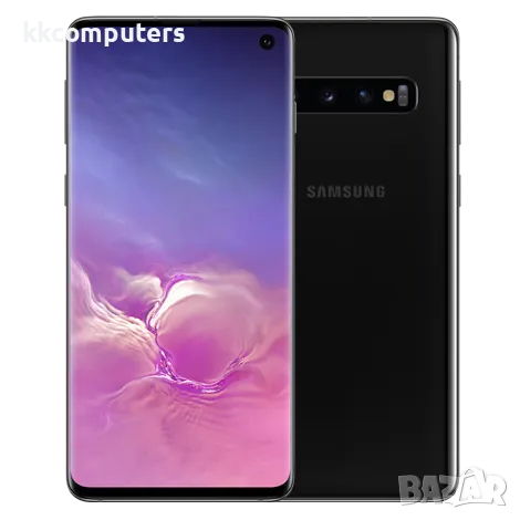 Стъкло за SAMSUNG Galaxy S10 G973 / черно / Баркод : 114642