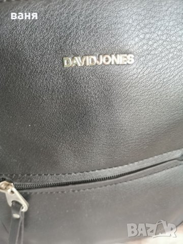 Нова черна дамска чанта Дейвид Джонс, снимка 3 - Чанти - 33490631
