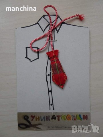 Мъжка мартеница "Вратовръзка", снимка 6 - Други - 44000833