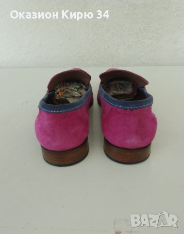 Мъжки велурени обувки испански , снимка 3 - Мокасини - 43088898