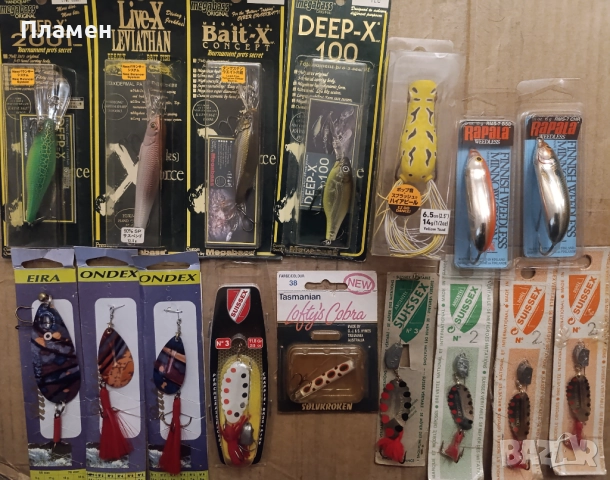 Rapala,Lucky Craft,Storm, Salmo, Yo-Zuri, Daiwa, ILLEX, Sakura, Smith,Sakura щука,сом, бяла, костур, снимка 4 - Стръв и захранки - 52901318