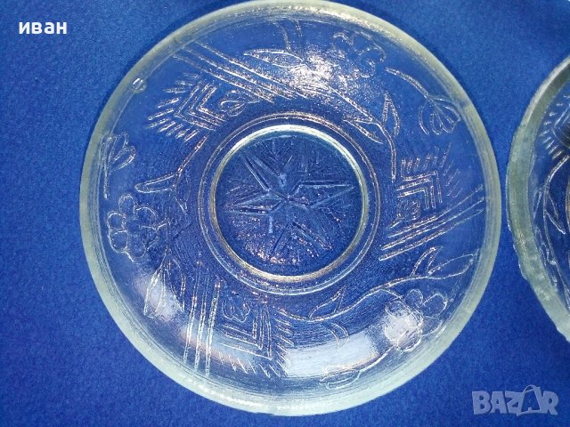   Стари малки чинийки 8см., снимка 3 - Антикварни и старинни предмети - 43347732