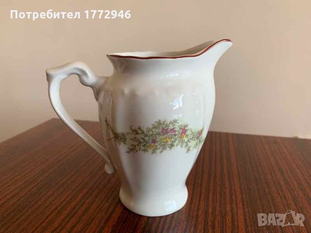 Сервиз за чай с 2 чаши български порцелан Изида, снимка 6 - Антикварни и старинни предмети - 33187102