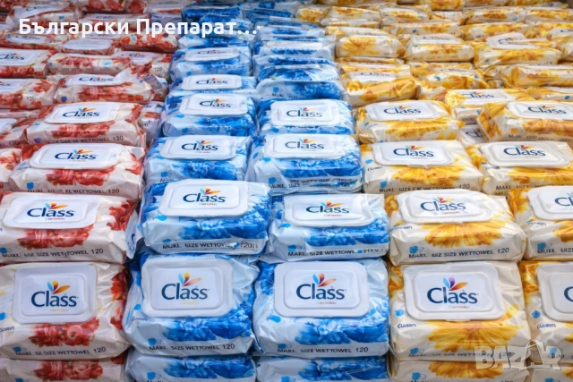 Мокри кърпи 120бр CleanClass
