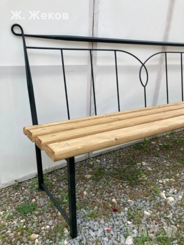Две градински пейки, снимка 7 - Градински мебели, декорация  - 52518378