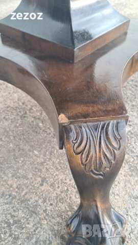 Антикварна маса за карти, снимка 8 - Маси - 53030381