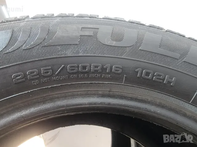 2бр зимни гуми 225/60/16 FULDA L01802 , снимка 4 - Гуми и джанти - 48279984