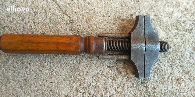 Стар френски ключ GANZ STAHL, снимка 4 - Антикварни и старинни предмети - 43282839