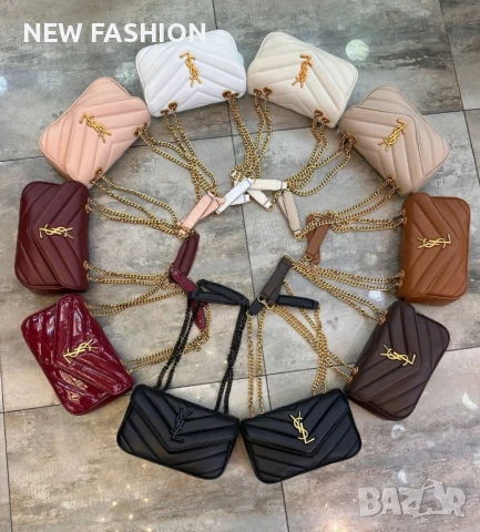 Дамски Кожени Чанти ✨ YVES SAINT LAURENT 