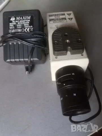 Цветна ТВ видео камера с адаптер за елзахранване, снимка 2 - Камери - 47956208