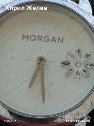 Красив стилен дизайн дамски часовник MORGAN с кристали 31865, снимка 7 - Дамски - 51587598