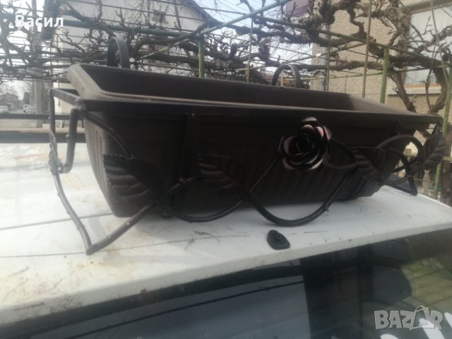 Цветарници от ковано желязо, снимка 6 - Други стоки за дома - 32394202