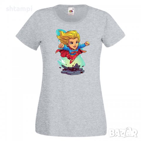 Дамска тениска DC Super Girl Star Wars Игра,Изненада,Подарък,Геймър,, снимка 5 - Тениски - 36788542