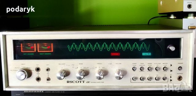 Scott 490 Amplifier Stereomaster Винтидж Извключително рядък,красив и умопомрачително звучащ модел, снимка 2 - Ресийвъри, усилватели, смесителни пултове - 35547701