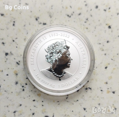 Сребро 1 OZ 2024 Дракон , снимка 2 - Нумизматика и бонистика - 53077895