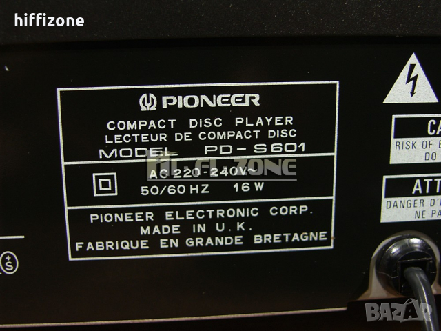 CD player Pioneer pd-s601 /1, снимка 8 - Аудиосистеми - 36419403