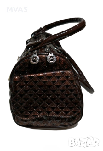 Нова дамска кафява лачена чанта за ръка с етикети есенна чанта , снимка 3 - Чанти - 48262694