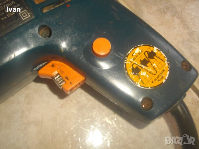 AEG-West Germany-Старо Качество-Бормашина Дрелка-АЕГЕ-400 Вата-Отлична-Западна Германия-Двускоростна, снимка 4 - Бормашини - 43265361