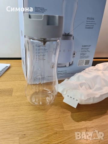 Блендер Smeg PBF01CREU, 300 W, 2 скорости, 2 бутилки по 600 мл., снимка 2 - Блендери - 53505501