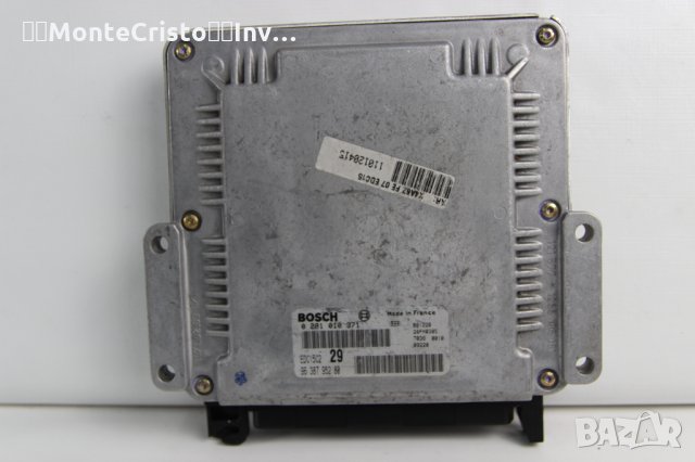 Моторен компютър ECU Citroen C5 / 0 281 010 371 / 0281010371 / 96 387 952 80 / 9638795280 / EDC15C2