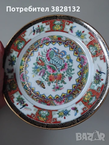 винтидж китайска порцеланова чиния