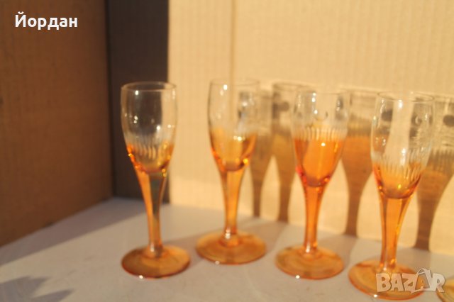 Елегантни чаши за коняк или ракия, снимка 10 - Антикварни и старинни предмети - 43573250