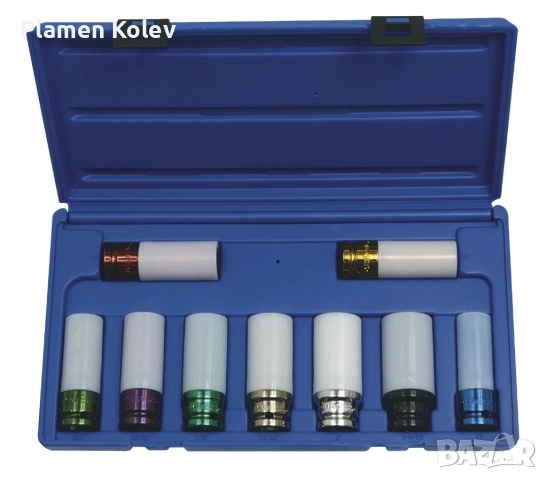 CORNWELL TOOLS 9части  камъни 1/2" Dr Thin Wall Alloy Socket Set