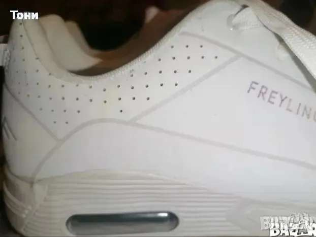 FREYLING ORIGINAL Нови Мъжки Кожени Маратонки 45, снимка 3 - Маратонки - 48633586