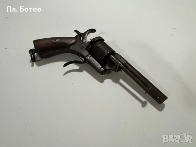 Стар щифтов револвер, пистолет, снимка 3 - Антикварни и старинни предмети - 52816526