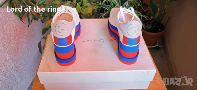 Оригинални маркови дамски сникърси/маратонки STELLA McCARTNEY-37 номер, снимка 4 - Дамски ежедневни обувки - 51235508