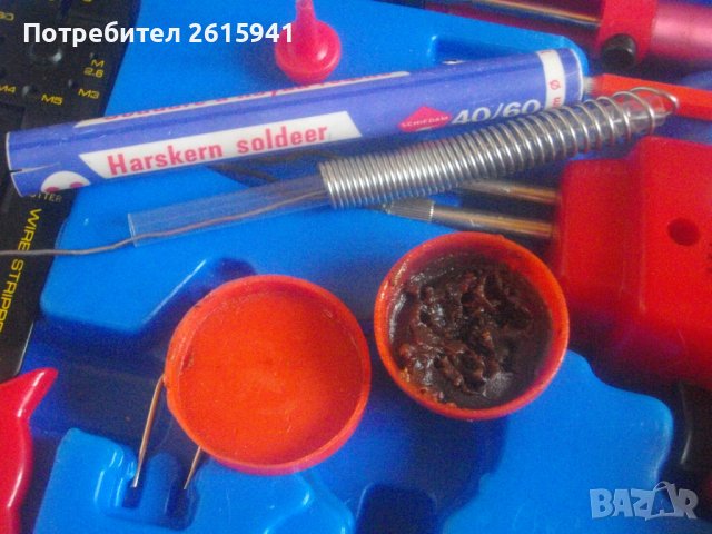 Нов 180-100 Вата-Професионален Ел.Поялник-Пълен Голям Комплект-Холандия/Германия-KINZO/Parkside, снимка 10 - Поялници и запояване - 37340451