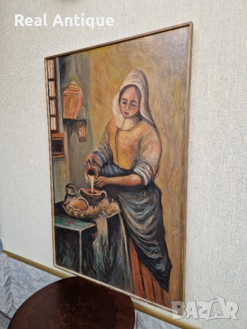 Уникат - Огромна майсторска авторска картина масло върху платно , снимка 4 - Картини - 51657910